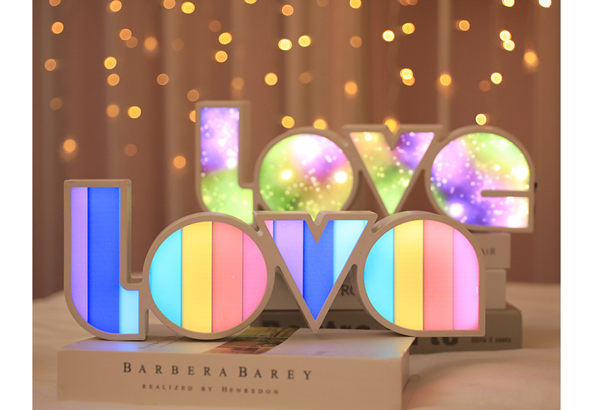 Valentinstags LED Love Lampe